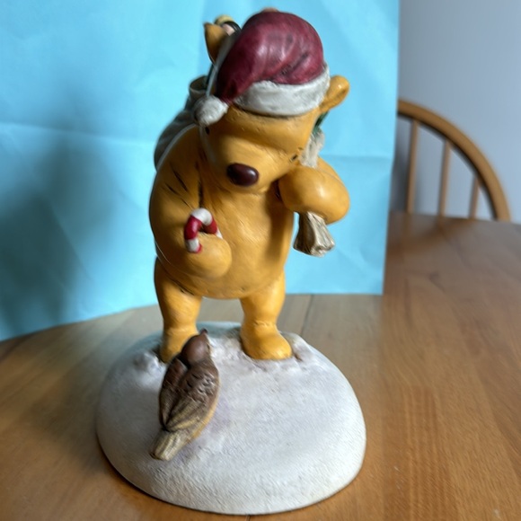Vintage Winnie the Pooh Christmas Statue - Picture 3 of 7